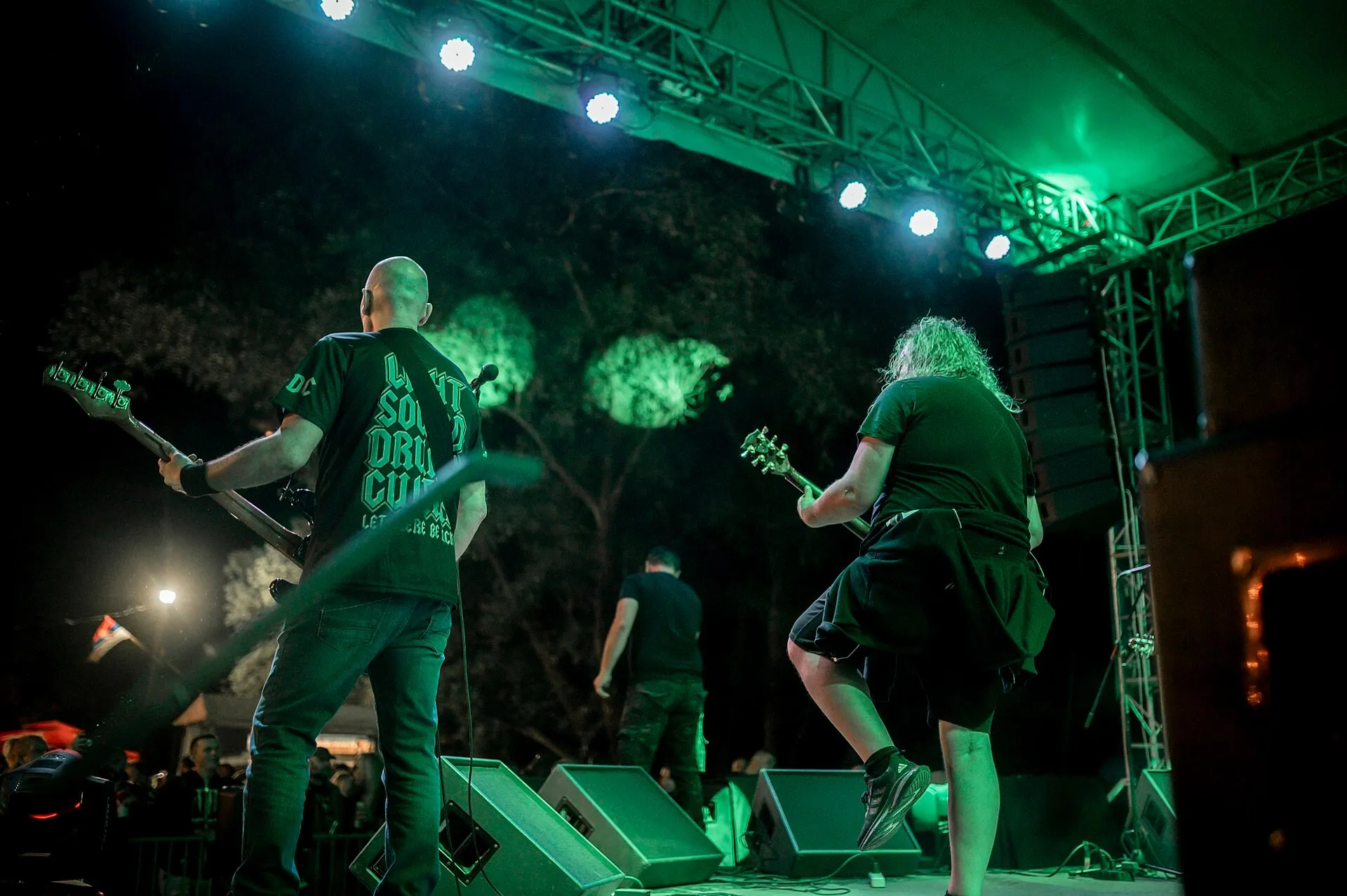 Foto de show da banda 7